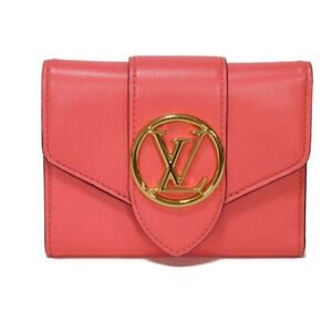 Louis Vuitton Pont 9 Leather Compact Wallet ✨